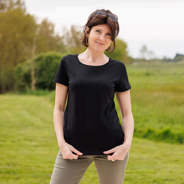 T shirt noir femme