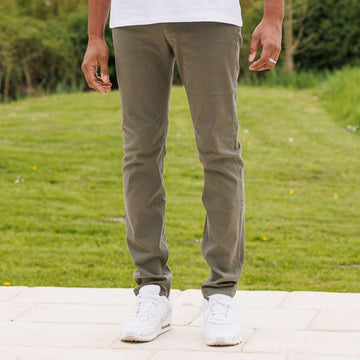 Jean français Homme Kaki