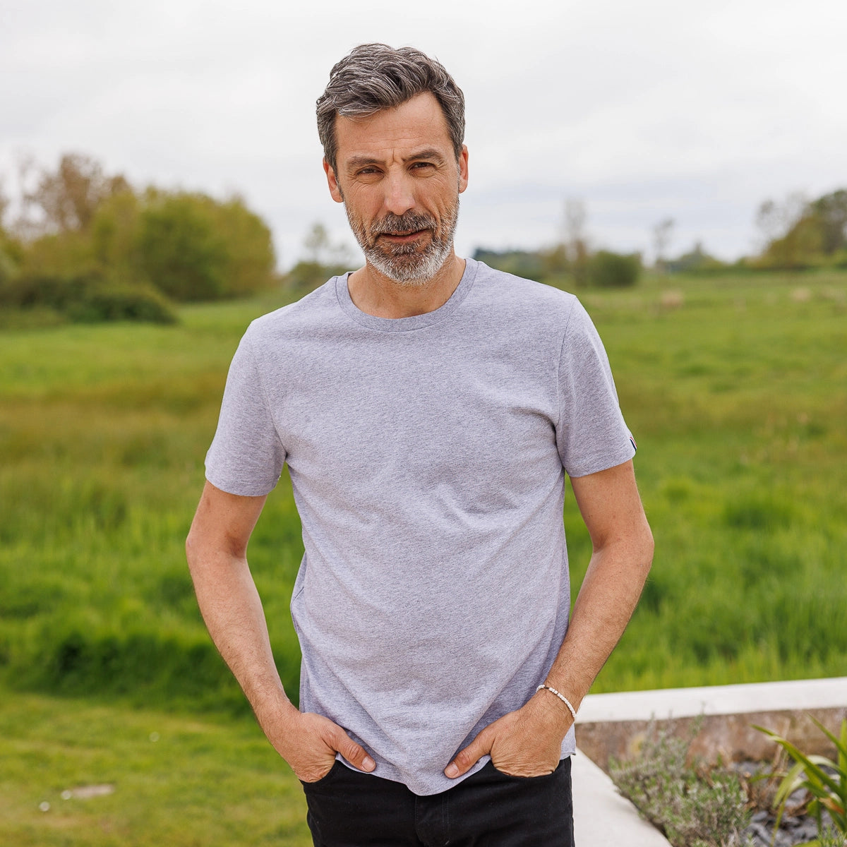 Tee shirt gris uni