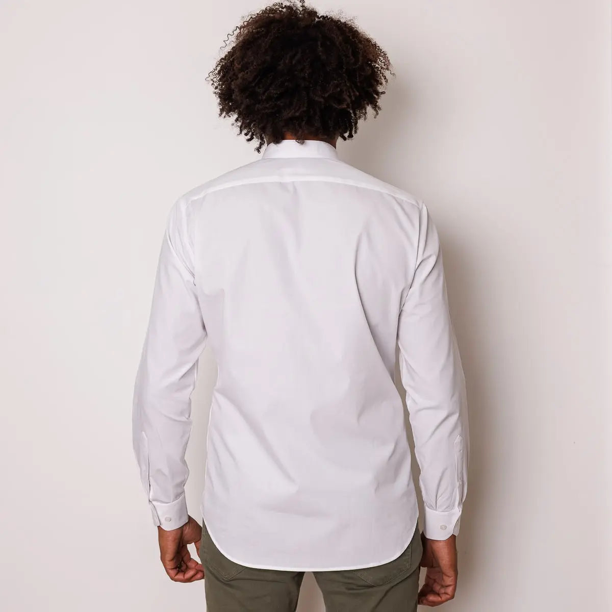 Chemise col mao homme Blanc - Chemise homme PALÂBA