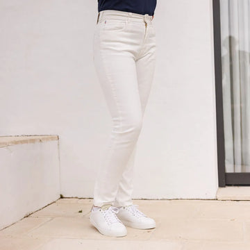 Jean français Femme Ecru