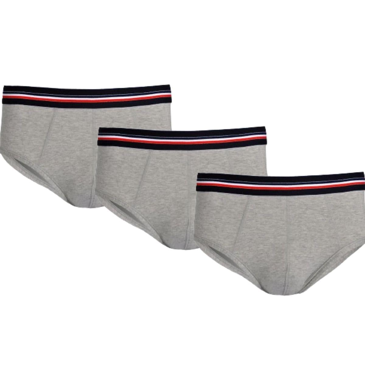 Slips gris - Lot de 3 - Slips homme PALĂBA