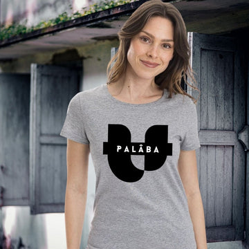 T shirt gris femme SIGNATURE PALÂBA - T-shirt femme PALÂBA