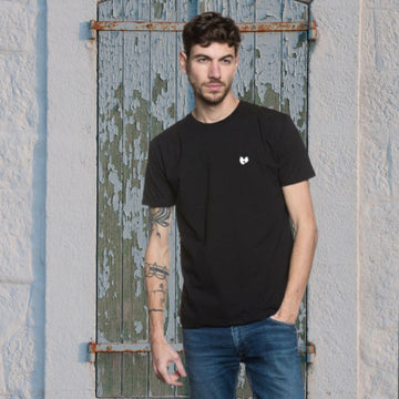 Tshirt noir homme PALÂBA COEUR - T-shirt homme PALÂBA