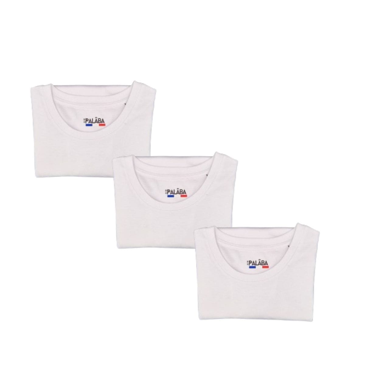 T shirt blanc femme - Lot de 3 - T-shirt femme PALÂBA