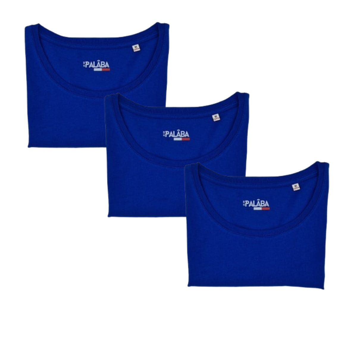 T shirt bleu femme - Lot de 3 - T-shirt femme PALÂBA
