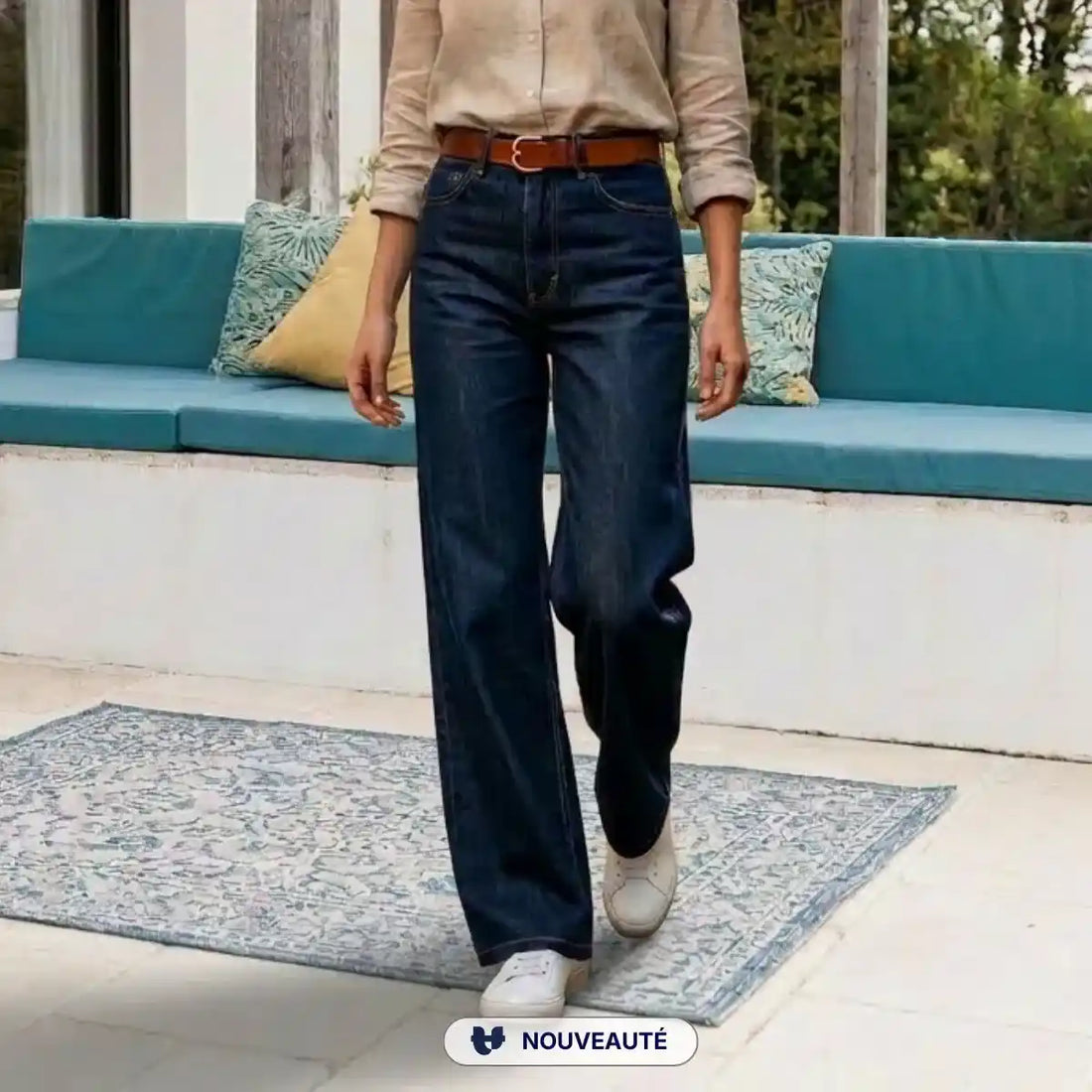 jean large pour femme brut denim PALABA