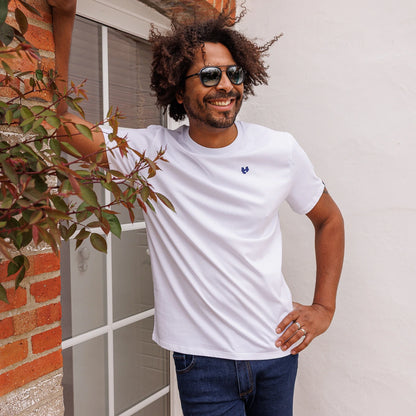 T-shirt blanc homme PALÂBA COEUR