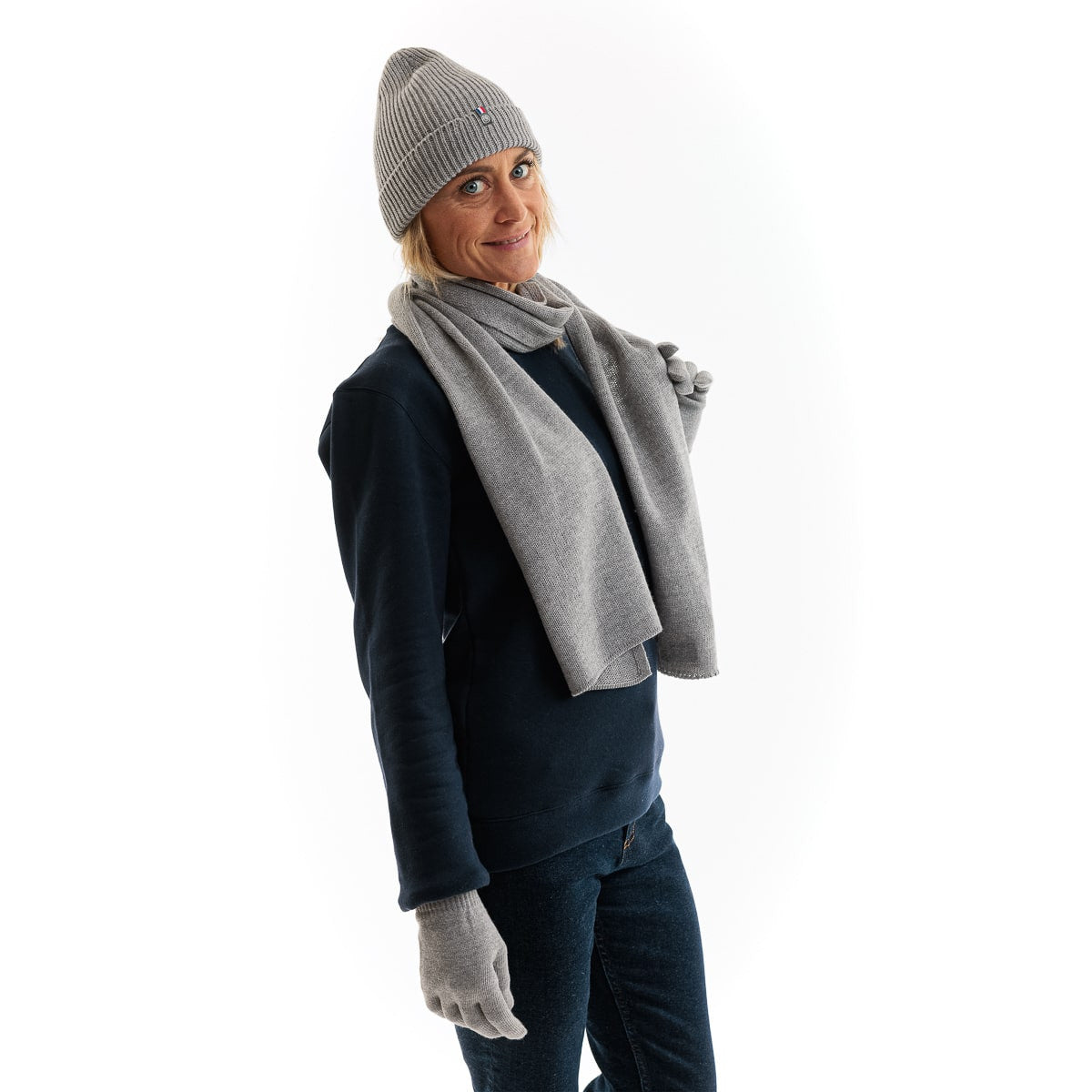 Bonnet femme laine Gris - Taille unique - Bonnet femme PALÂBA