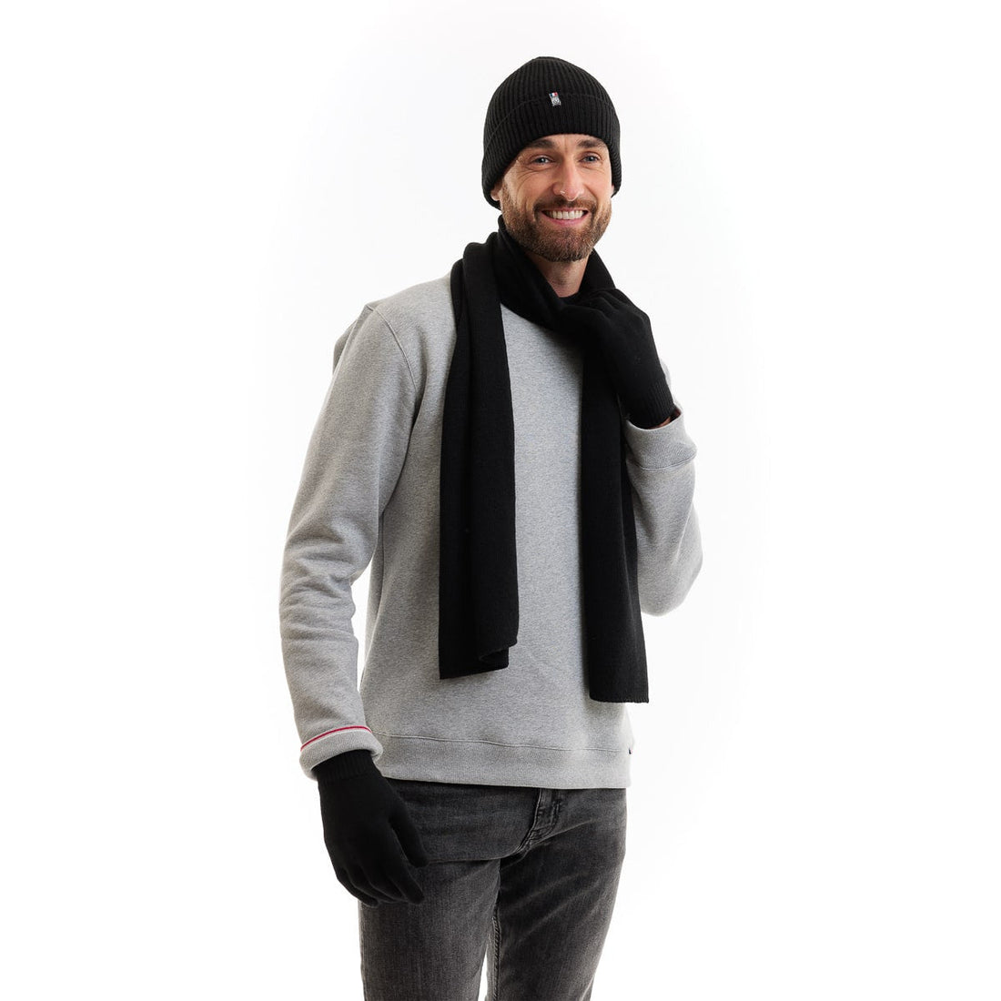 Bonnet laine homme noir - Taille unique - Bonnet homme PALÂBA