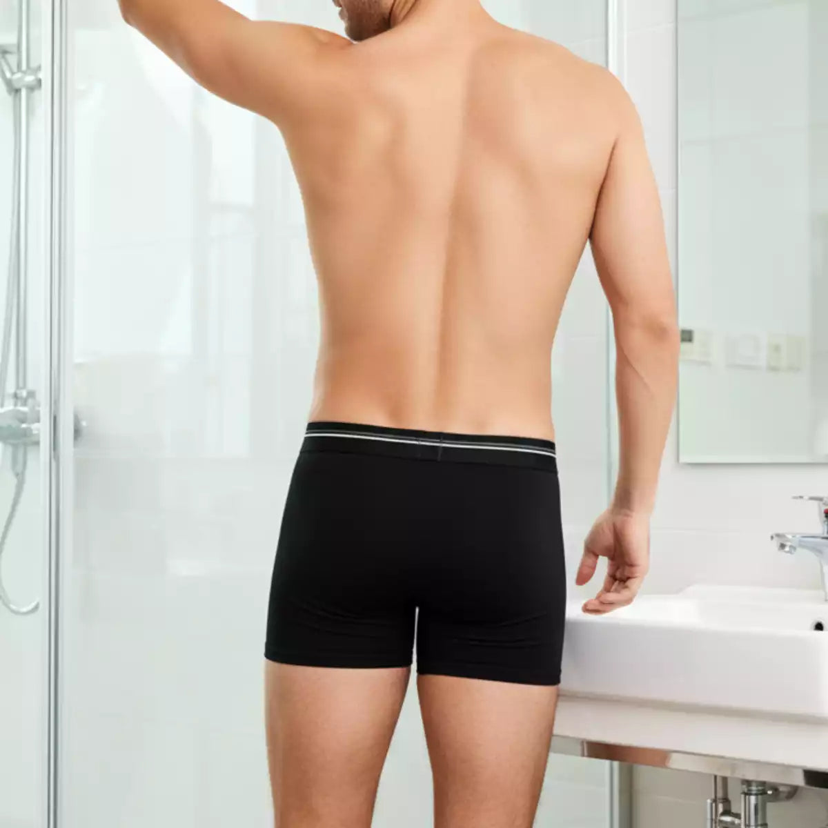 Boxer coton homme | noir - Boxers homme PALÂBA