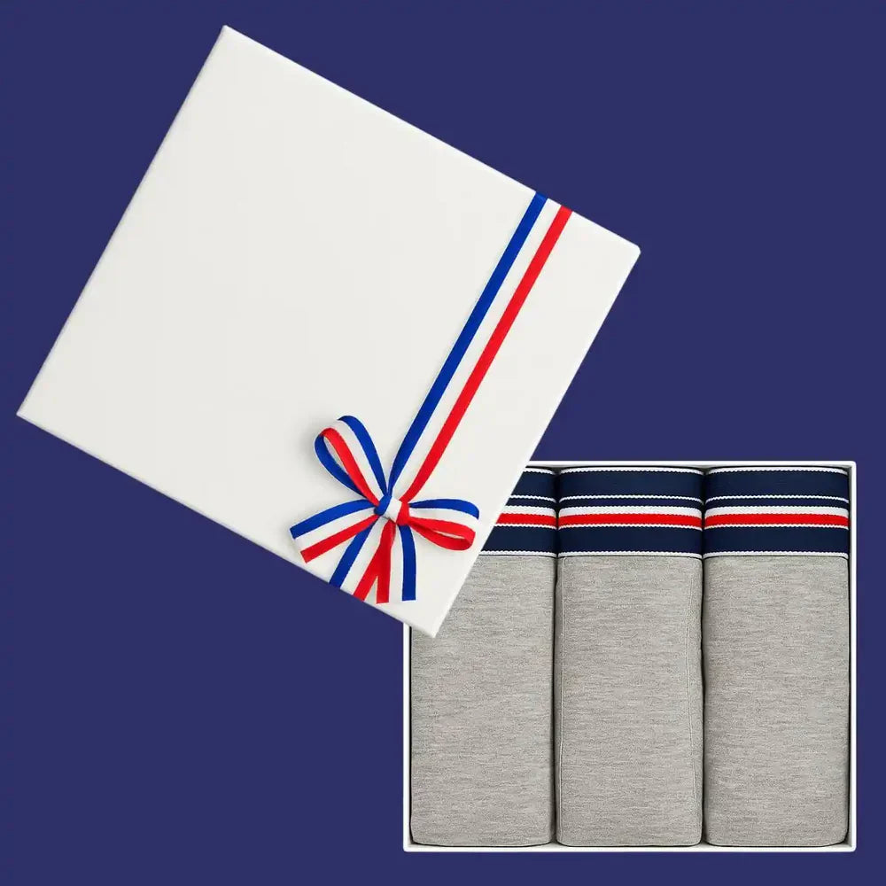 Cadeau coffret homme | Boxer gris - Boxers homme PALÂBA