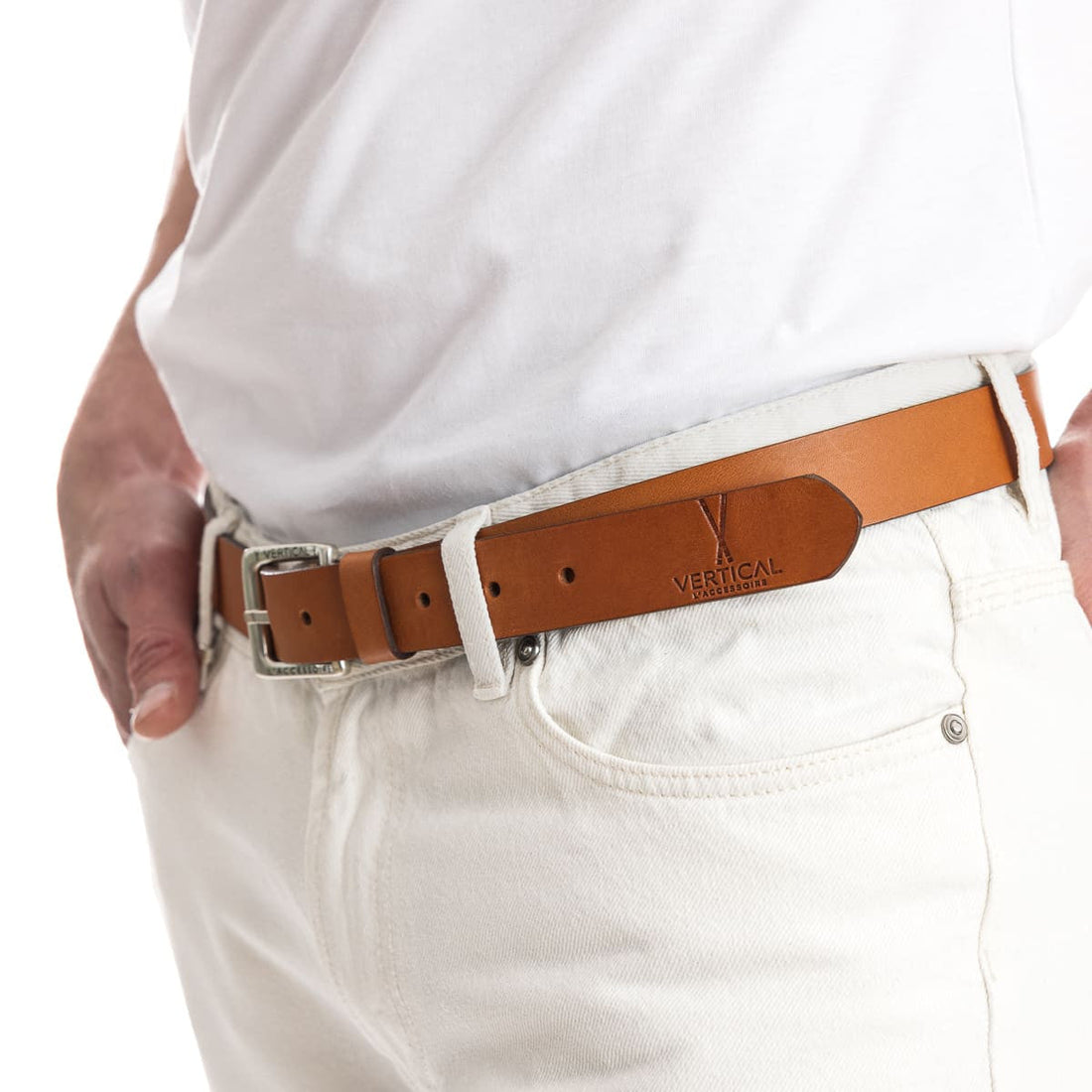 Ceinture cuir camel - Ceinture homme PALÂBA