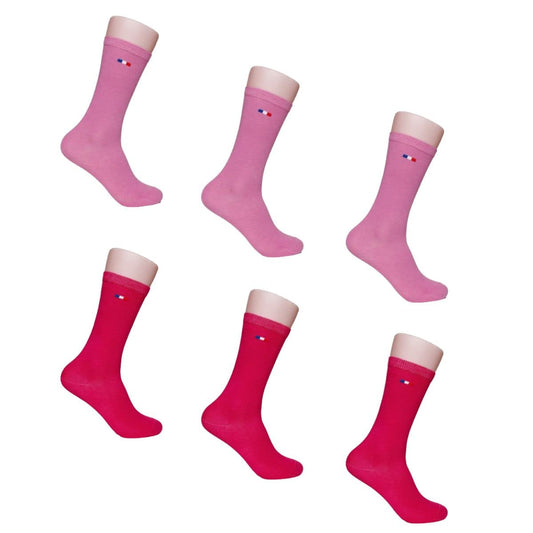 Chaussette femme Rose - Pack de 6