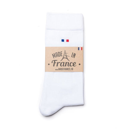 Chaussette Made In France - Blanche - Chaussette PALÂBA