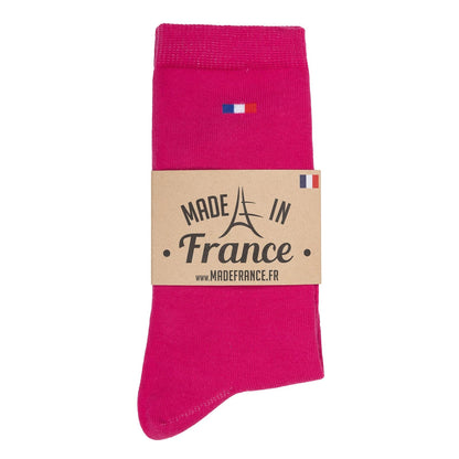 Chaussettes femme rose foncé - Lot de 3