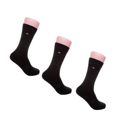Chaussettes homme noires- Lot de 3