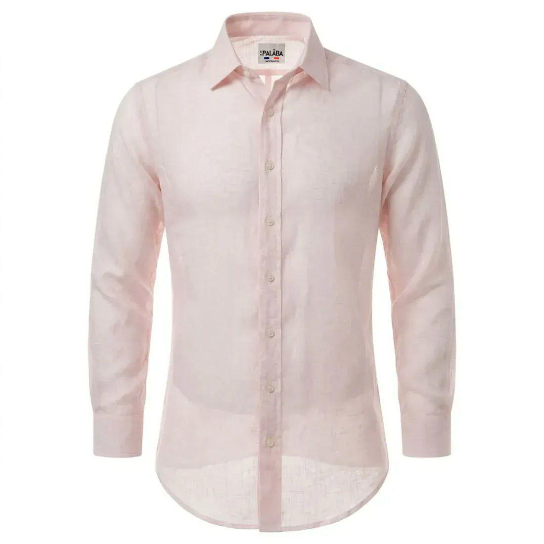 Chemise lin homme rose pâle - Chemise homme PALÂBA
