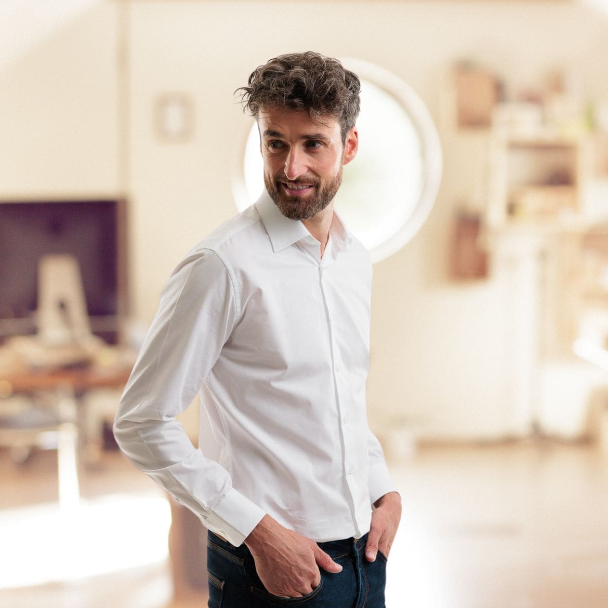 Chemise française blanche - Chemise homme PALÂBA