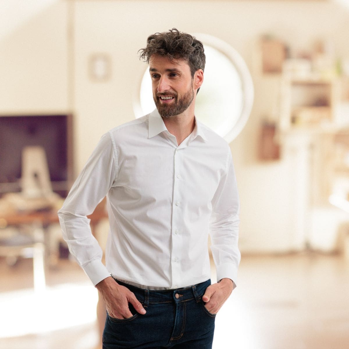 Chemise française blanche - Chemise homme PALÂBA