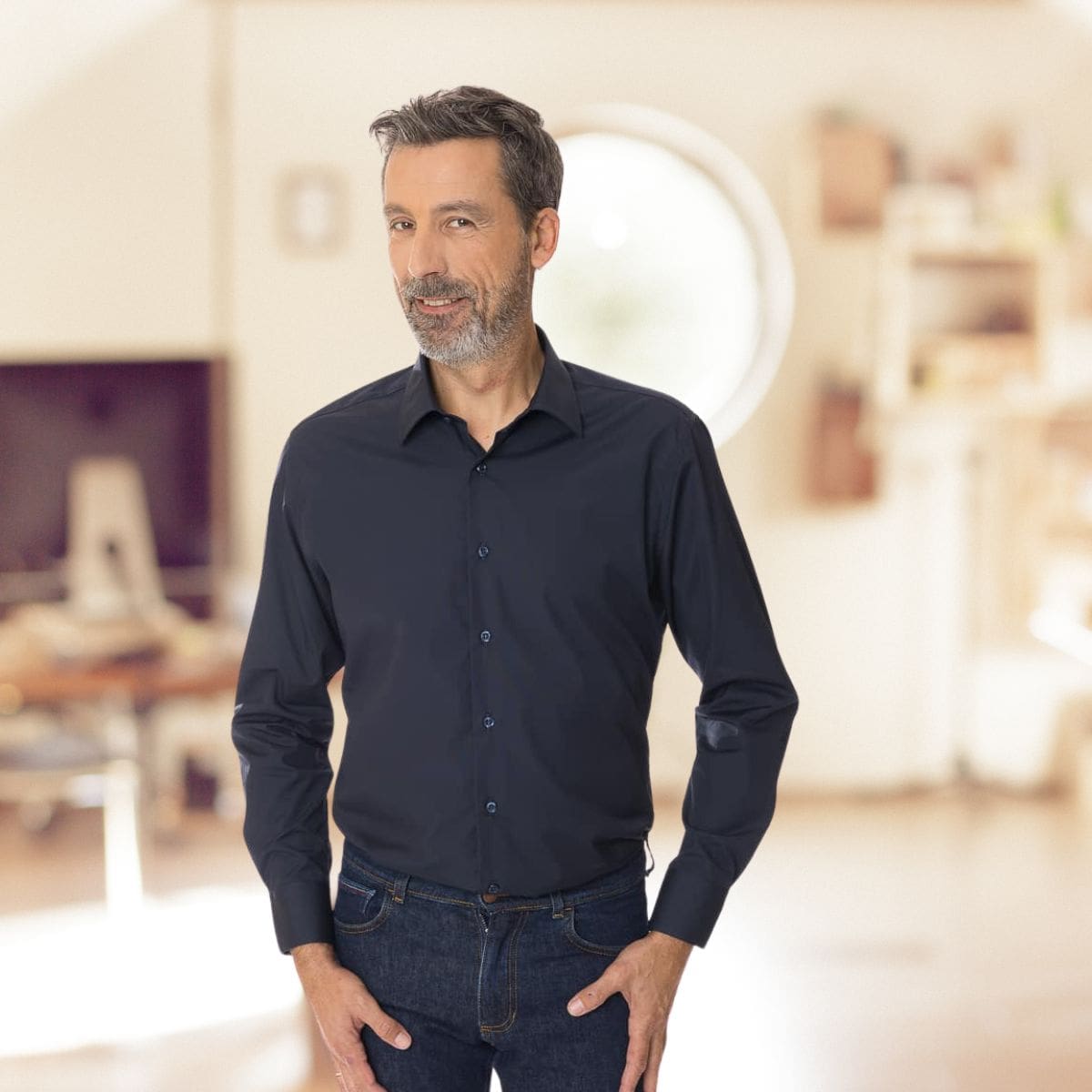Chemise française bleu marine - Chemise homme PALÂBA