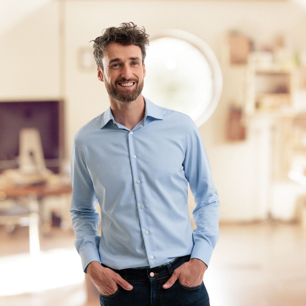 Chemise française bleu - Chemise homme PALÂBA