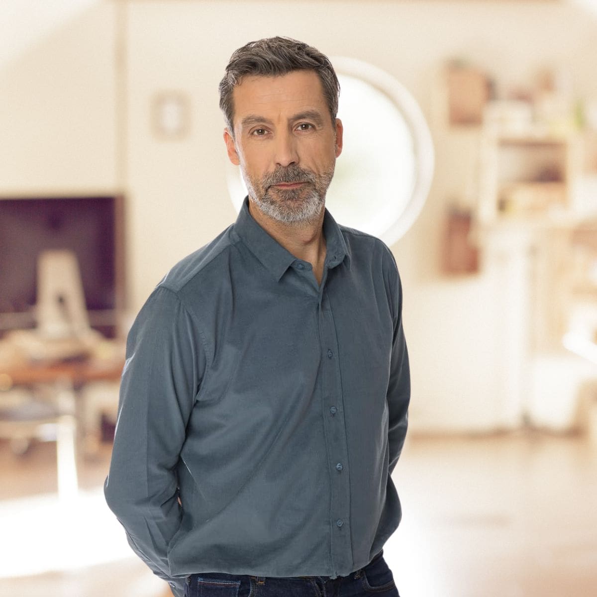 Chemise française Velours Bleu - Chemise homme PALÂBA