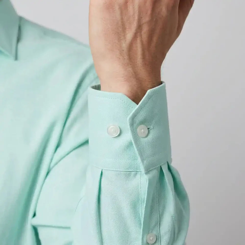 Chemise vert d'eau homme | Le pastel tendance