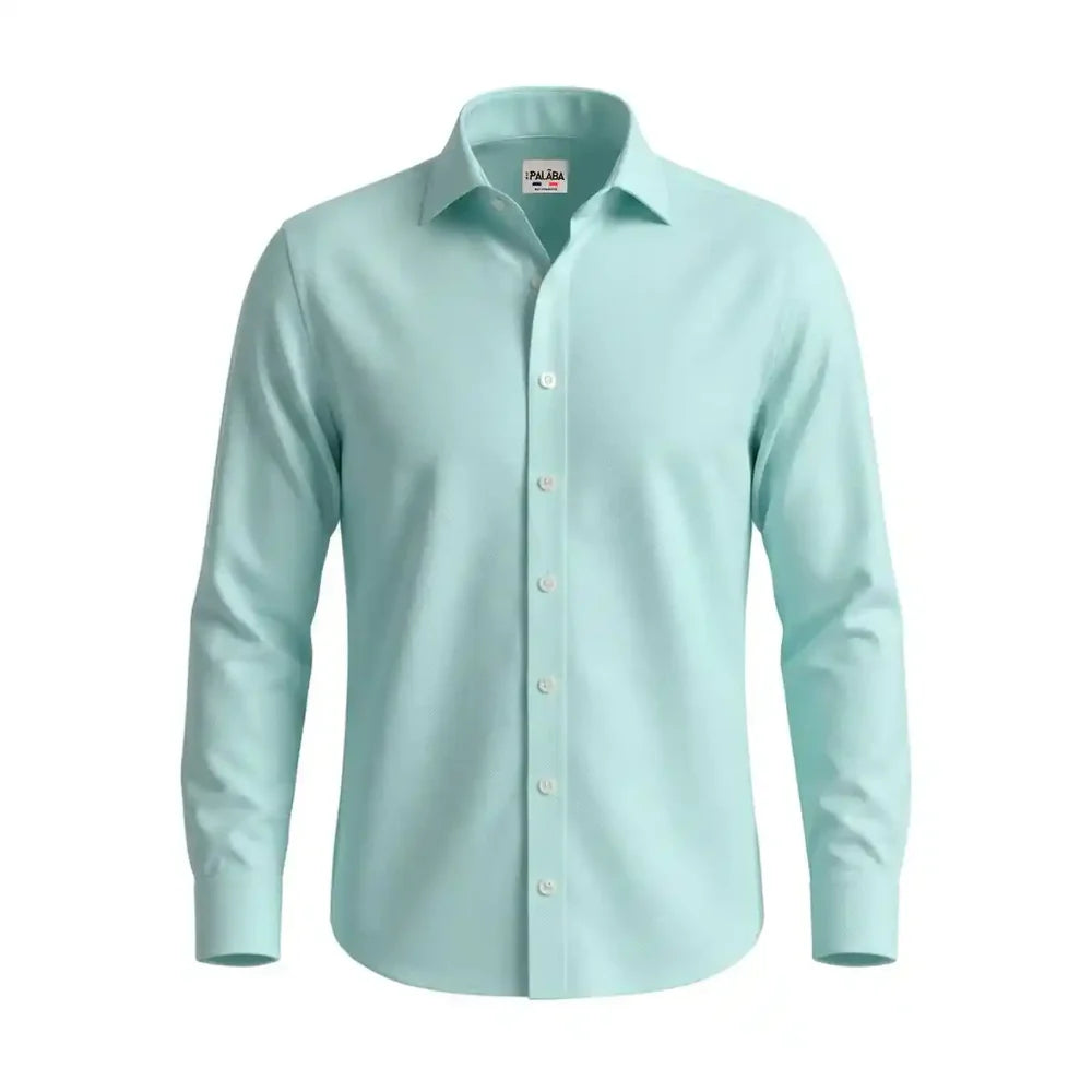 Chemise vert d'eau homme | Le pastel tendance