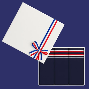 Cadeau coffret homme  Boxer bleu marine