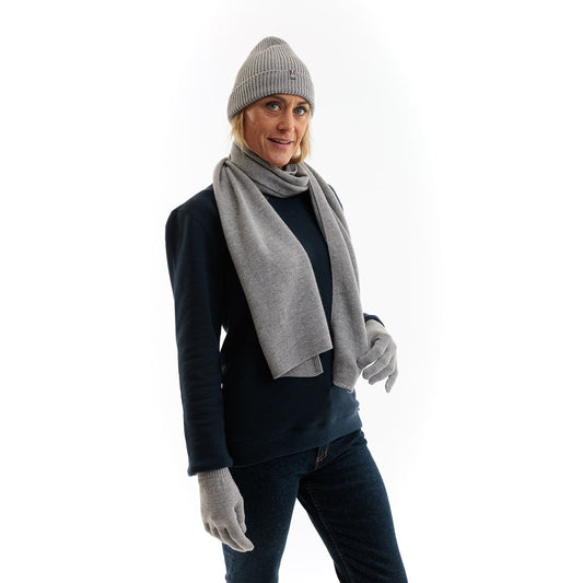 Echarpe en laine femme grise - Taille unique - Echarpe femme PALÂBA