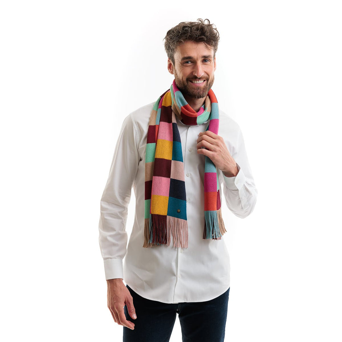 Echarpe homme multicolore - Taille unique - Echarpe homme PALÂBA