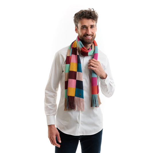 Echarpe homme multicolore - Taille unique - Echarpe homme PALÂBA