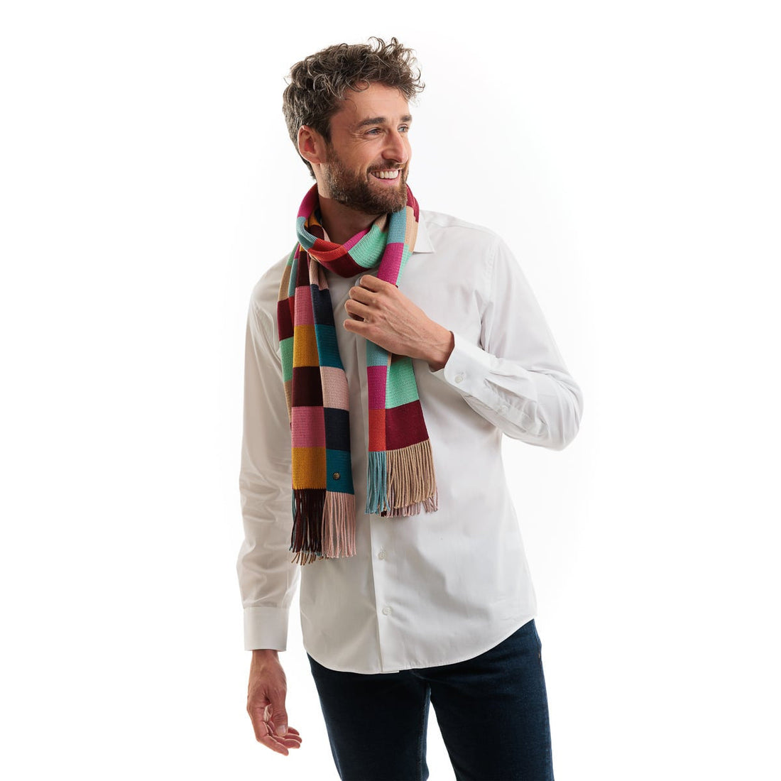 Echarpe homme multicolore - Taille unique - Echarpe homme PALÂBA