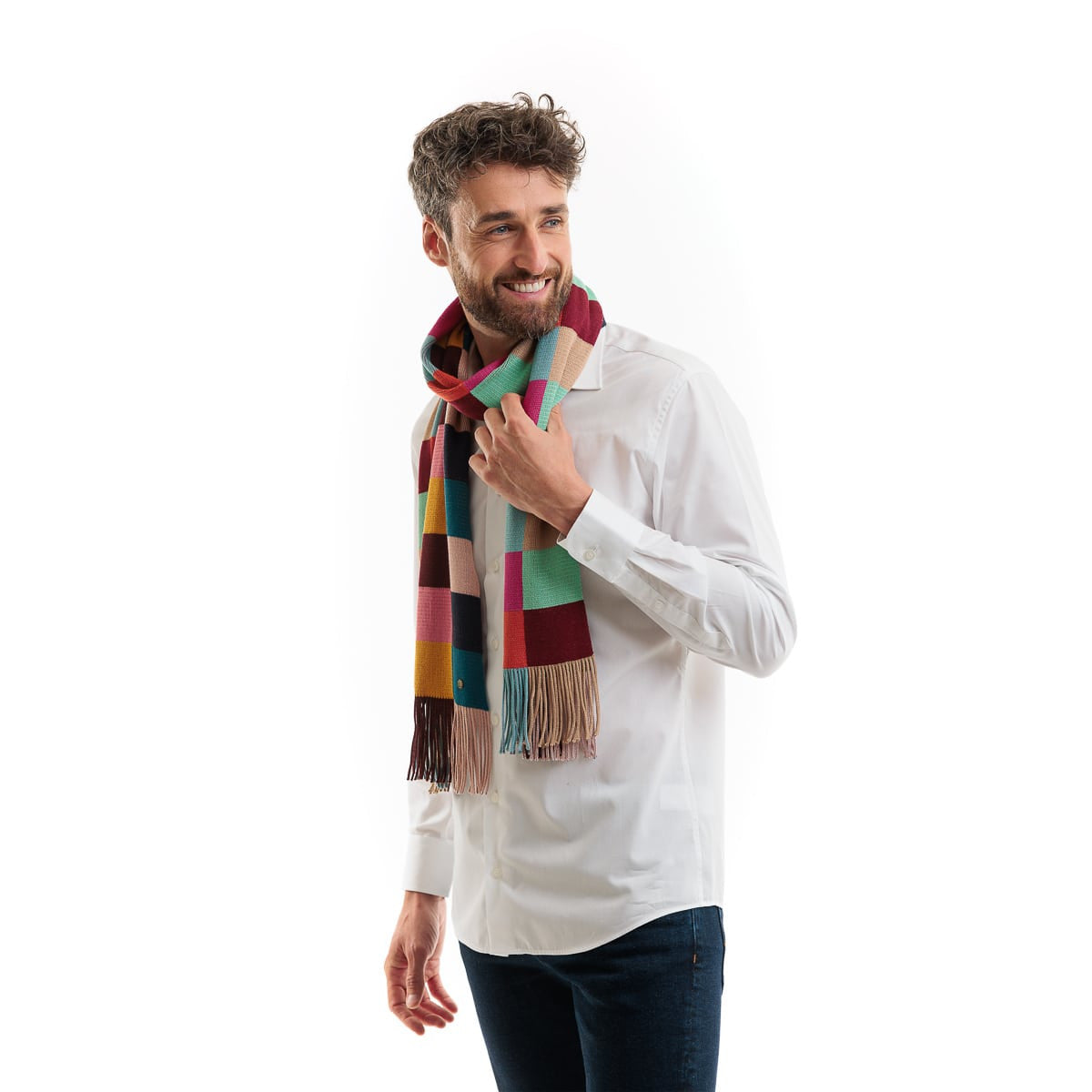 Echarpe homme multicolore - Taille unique - Echarpe homme PALÂBA
