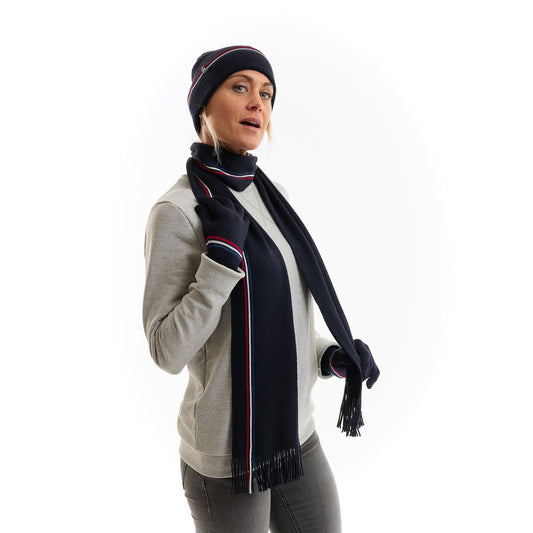 Echarpe pour femme bleu marine - Taille unique - Echarpe femme PALÂBA