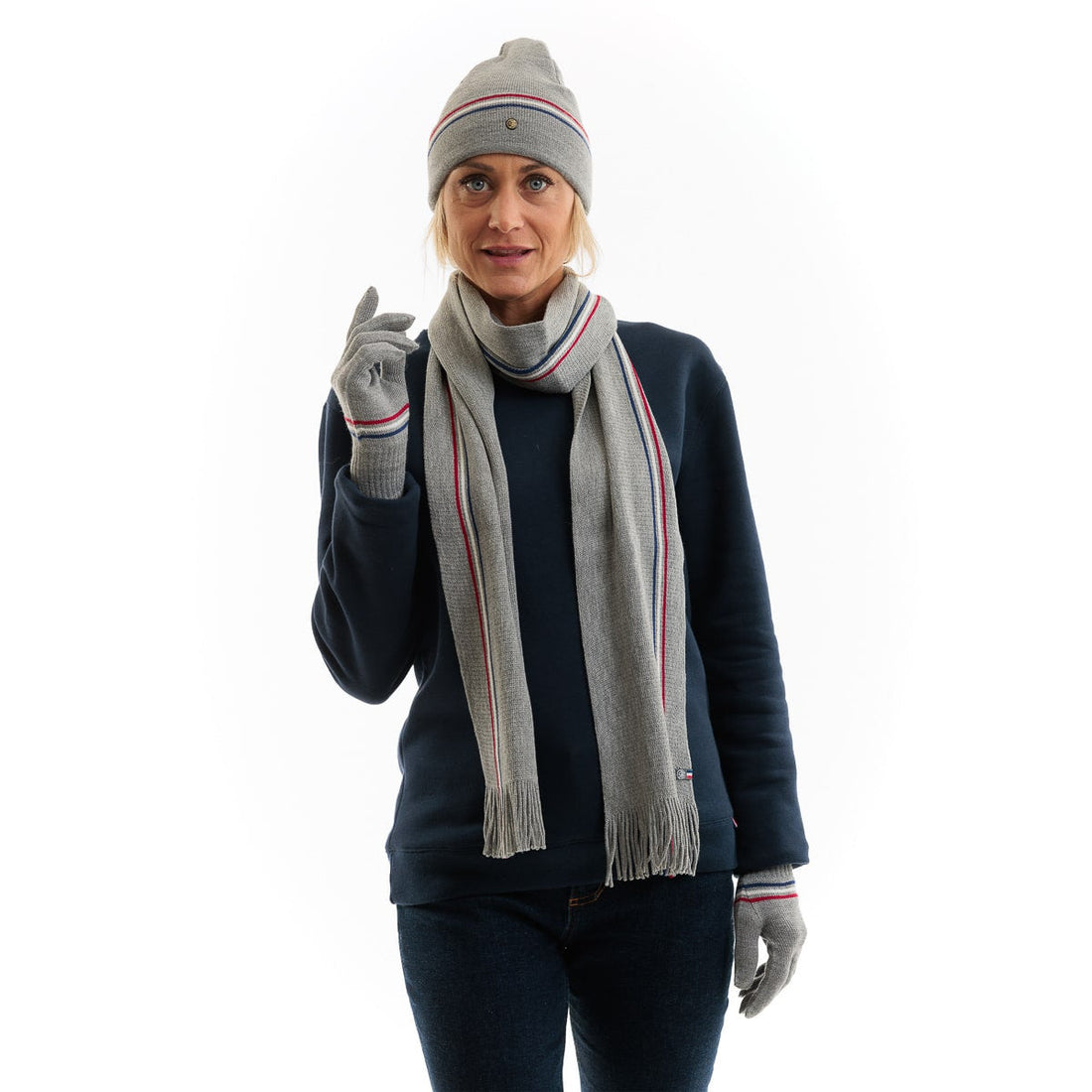 Echarpe pour femme grise - Taille unique - Echarpe femme PALÂBA
