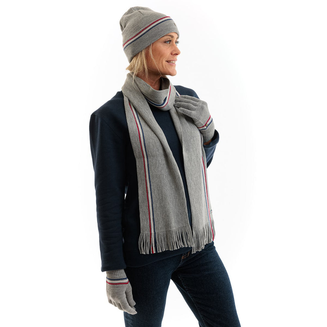 Echarpe pour femme grise - Taille unique - Echarpe femme PALÂBA