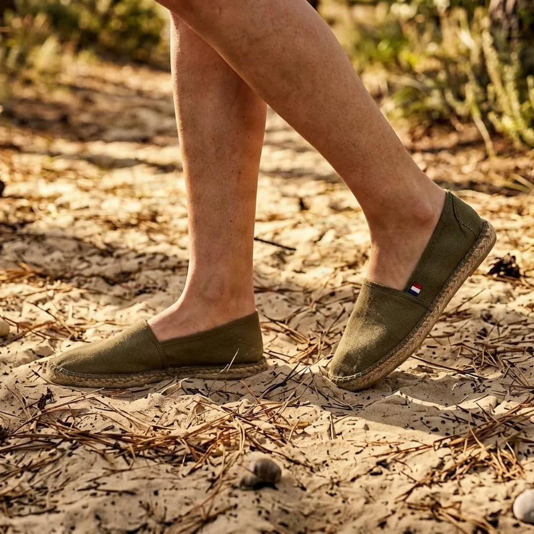 Espadrille femme Cap Ferret Kaki - Espadrille PALÂBA