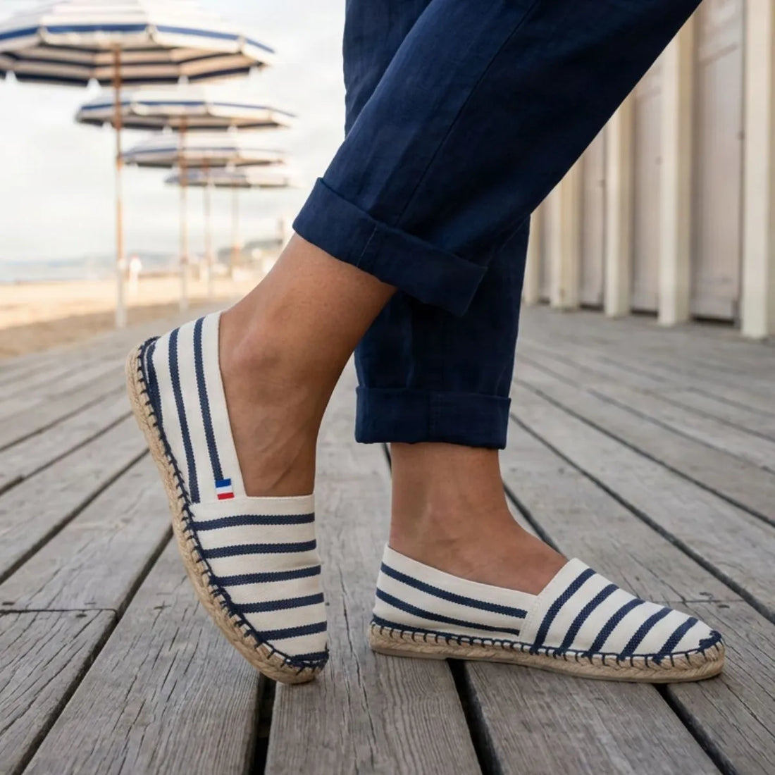 Espadrille femme Deauville rayée - Espadrille PALÂBA