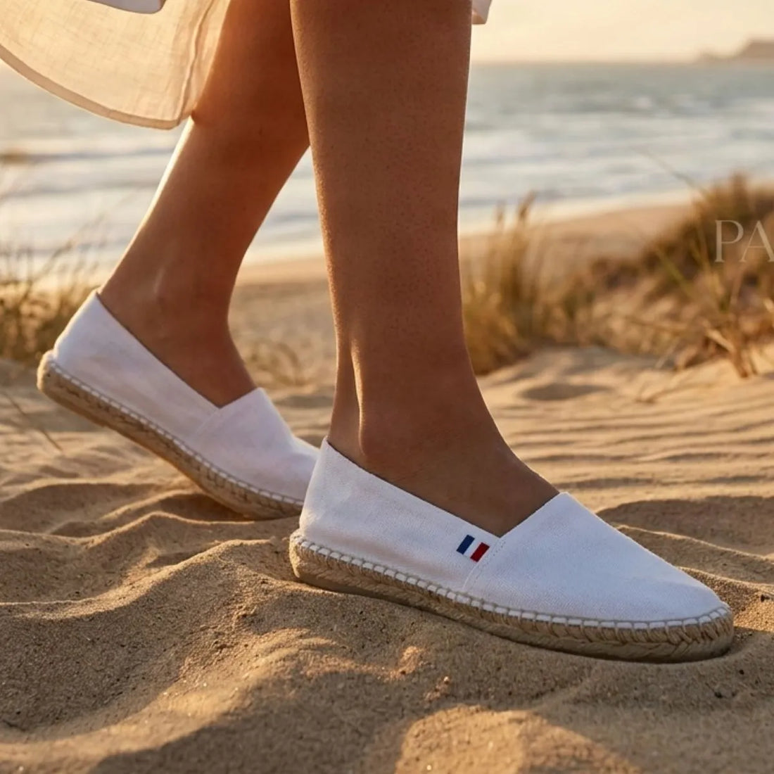 Espadrille femme Noirmoutier Blanc - Espadrille PALÂBA