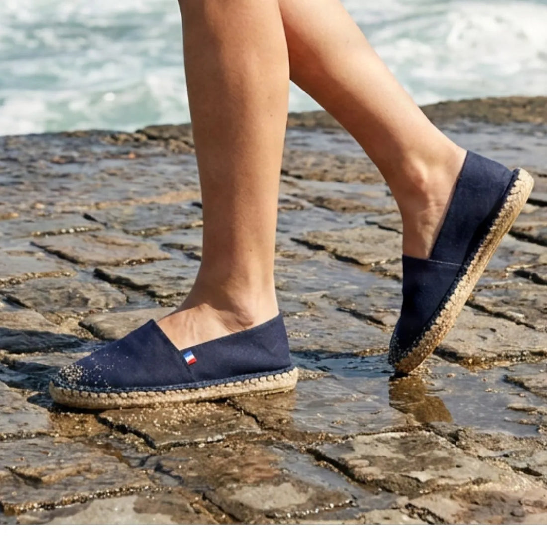 Espadrille femme Saint-Jean-de-Luz Marine - Espadrille PALÂBA