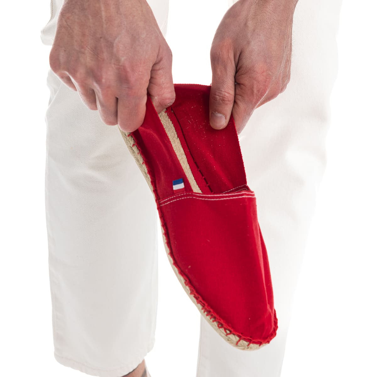 Espadrille homme Bixente, Rouge - Espadrille PALÂBA
