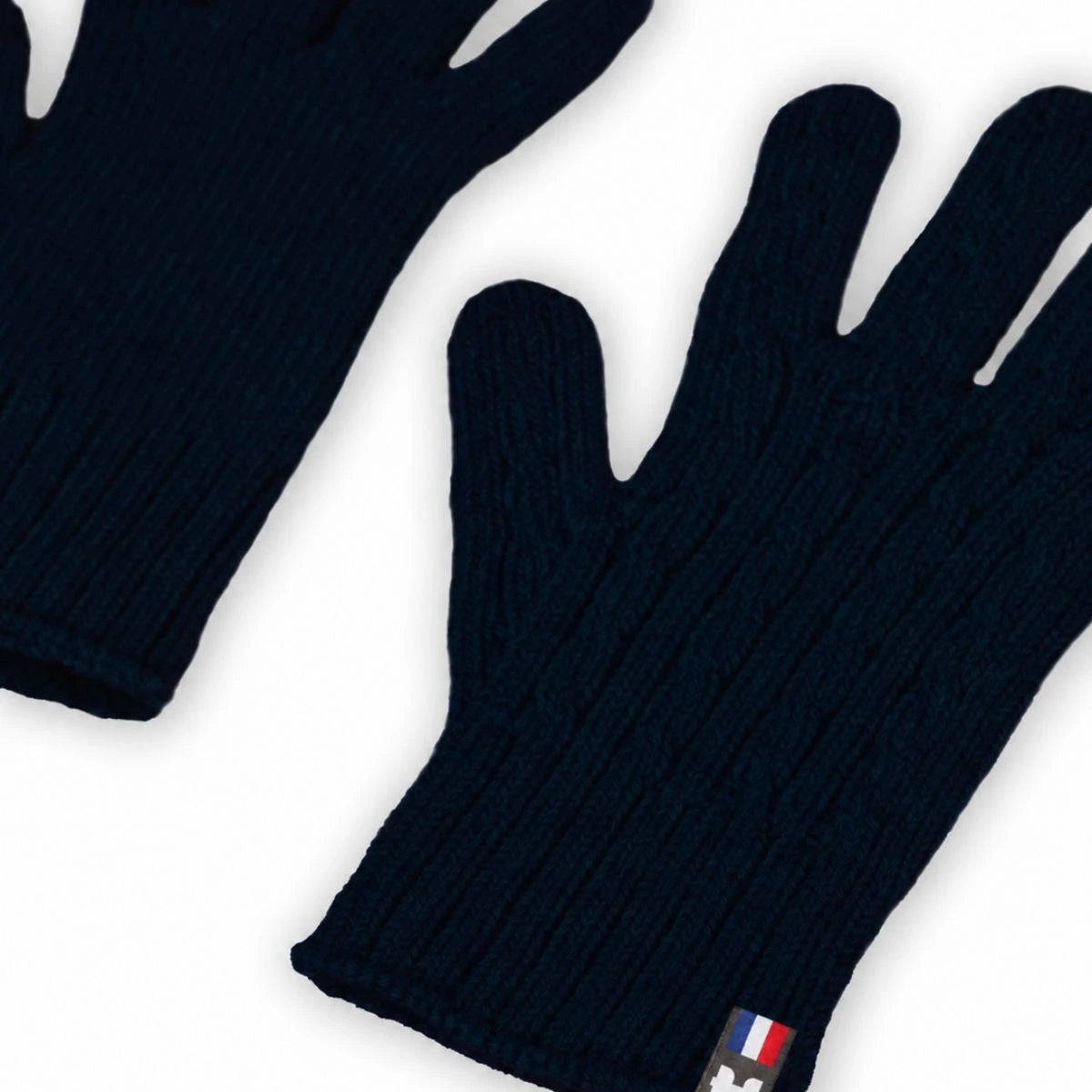 Gants femme torsadés et tactiles en laine mérinos Marine Léman, faits main en Auvergne – PALÂBA