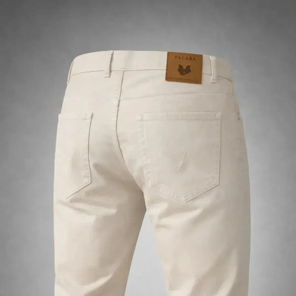 jean pour homme BEIGE coupe ajustée marque PALABA