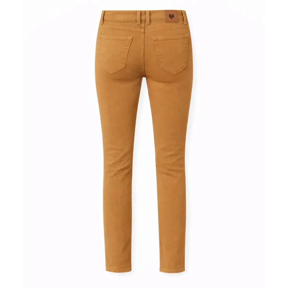 jean couleur cognac pour femme coupe ajusté marque PALABA