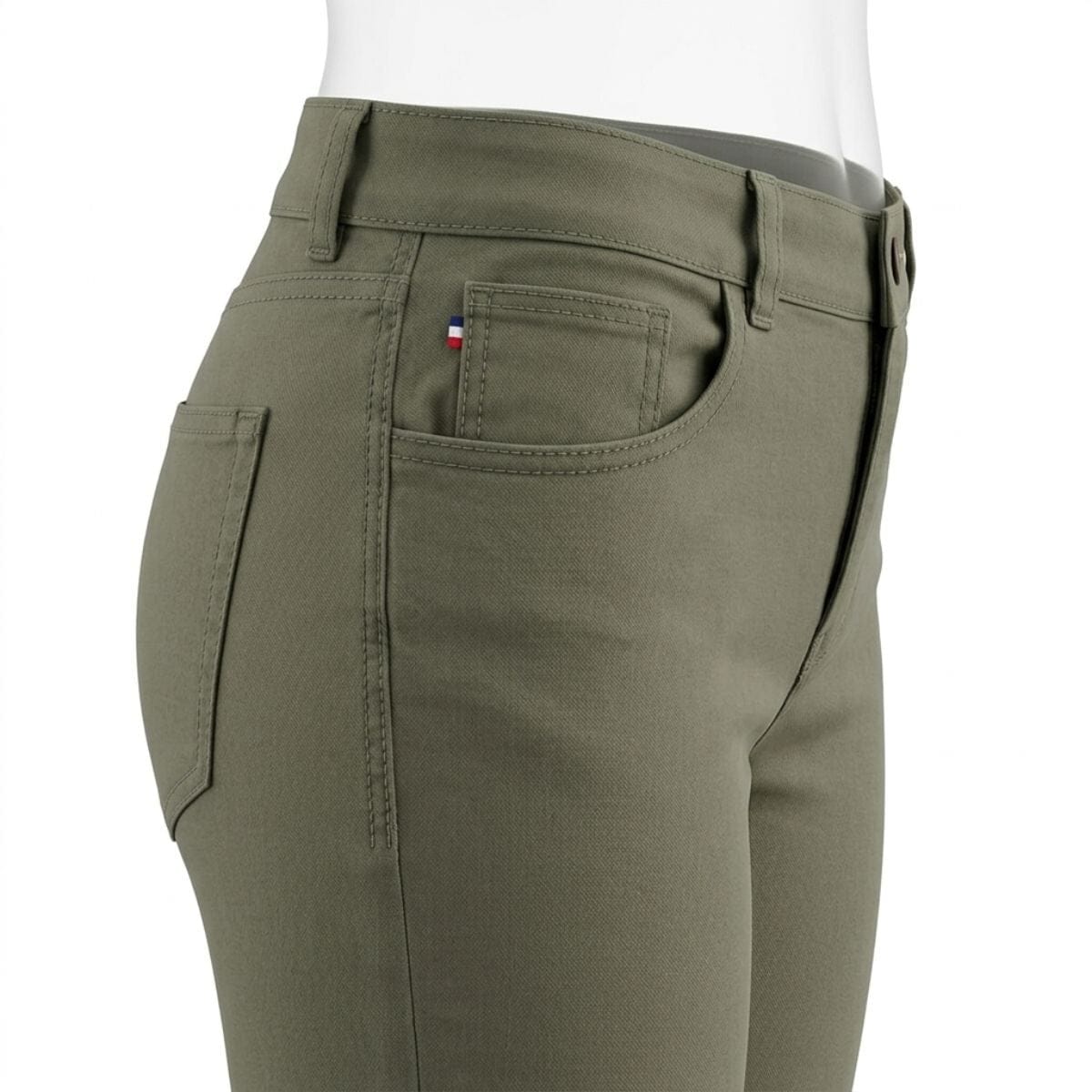 Jean français Femme Kaki - Jeans femme PALÂBA