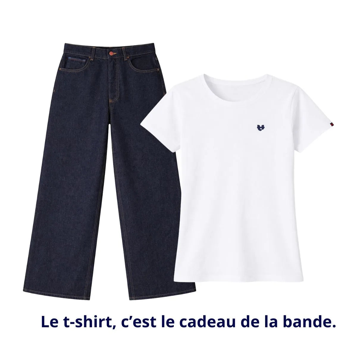 jean large pour femme brut denim PALABA