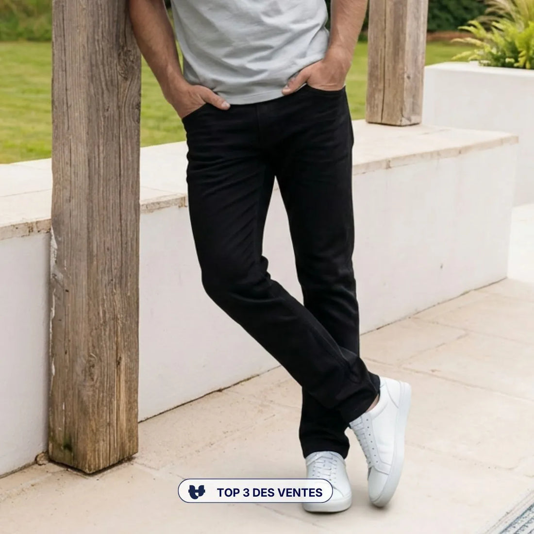 Jean français Homme Noir - Jeans homme PALÂBA