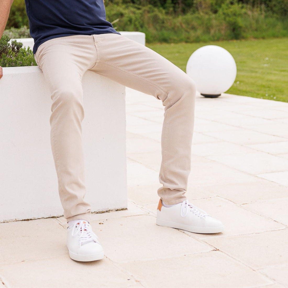 jean français pour homme couleur beige